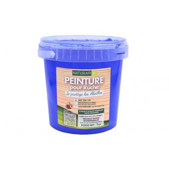 PEINTURE NATURELLE BLEU CYCLADE 1L